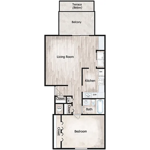 Floor plan The Cortland