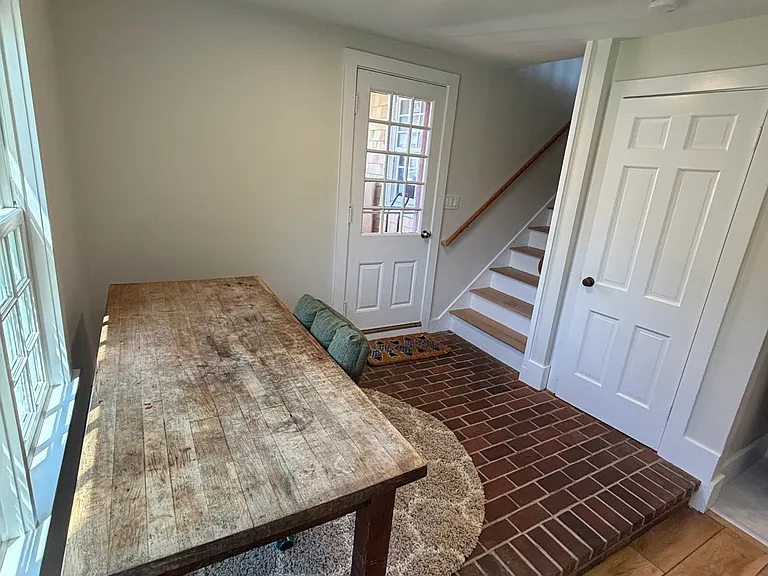 Downstairs: entry