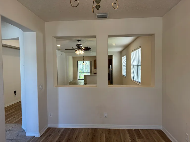Looking into great room from Den or dining room