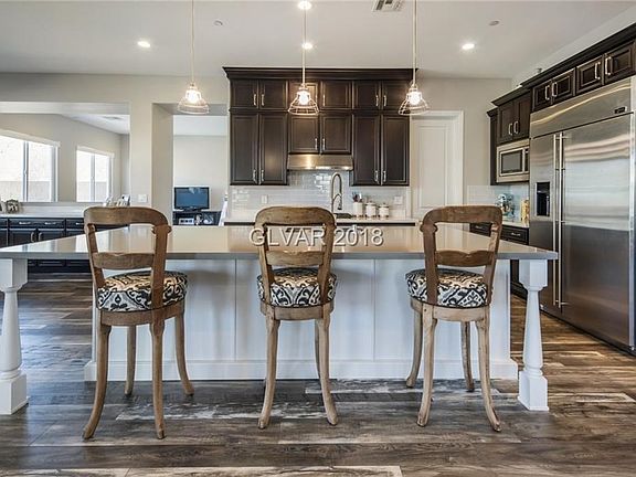 Custom kitchen cabinets with extra large island