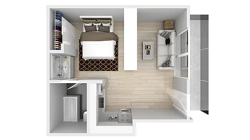 Floor plan Studio