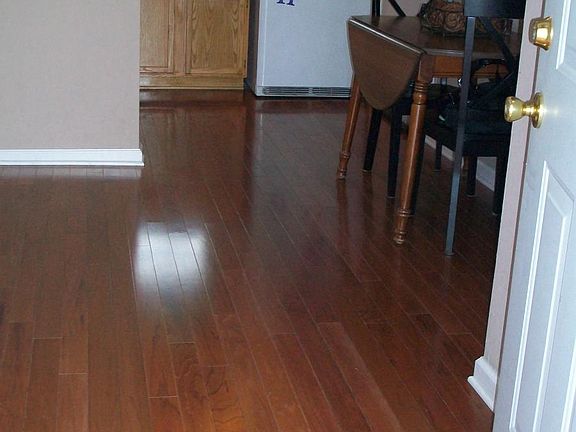 Walkway from front door - hard wood floors