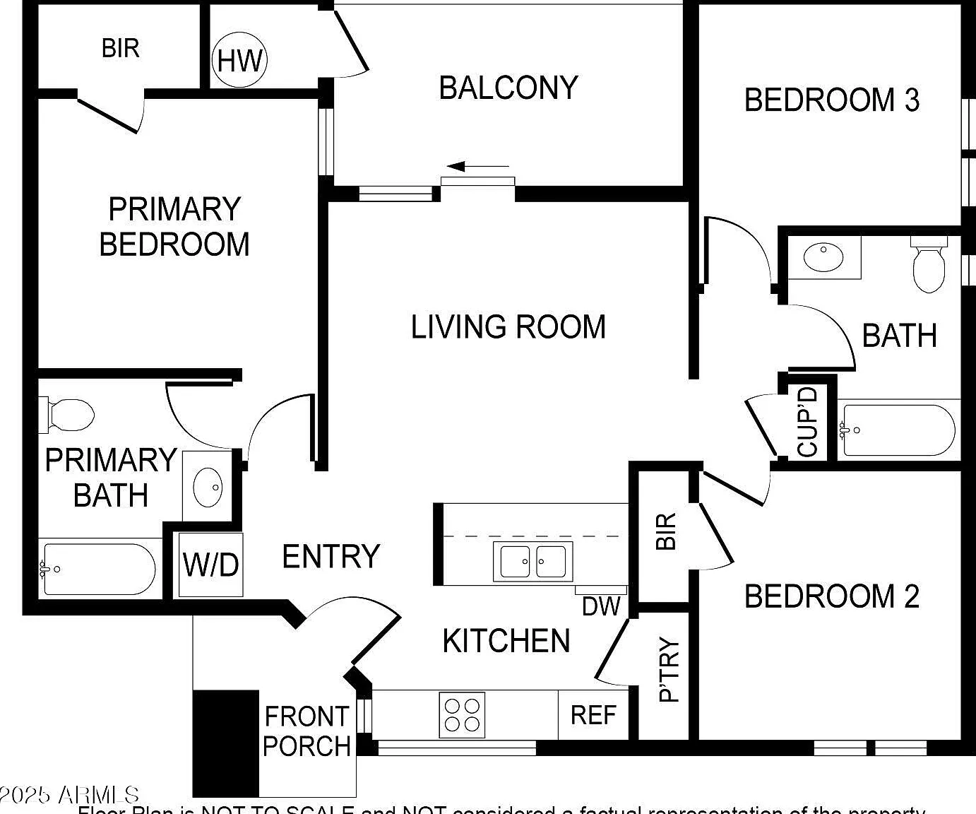 3 bed, 2.0 bath, 1067 sqft, $1,299 — Photo 2