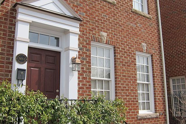 Front of townhouse