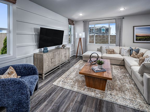 Great room in the 3017 floorplan at a Meritage Homes community in Temecula, CA.