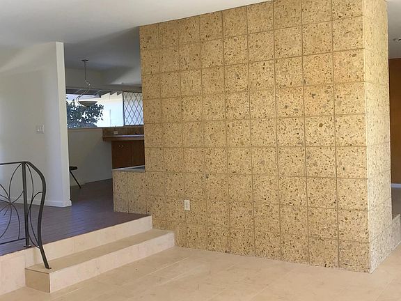 Back of Terrazzo fireplace
