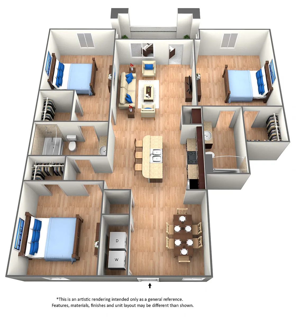 Floor plan St. Lucia