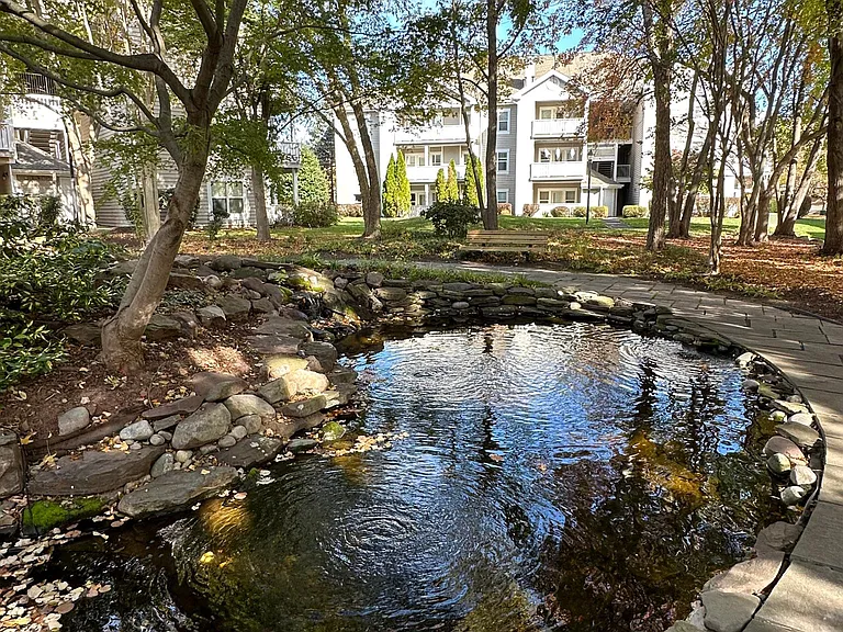 Walking path across the condo