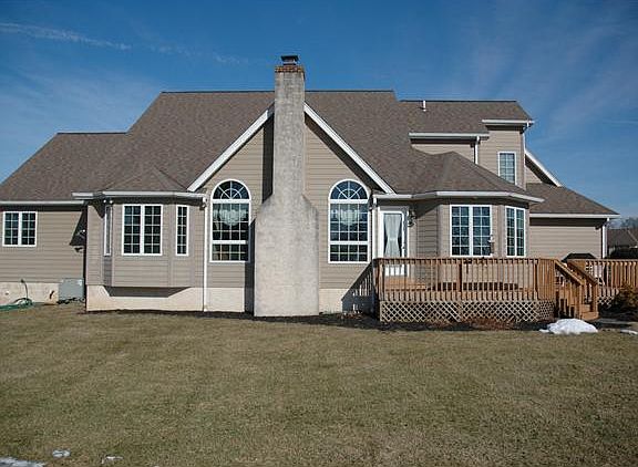 Rear of house w/ Hardie Board siding
