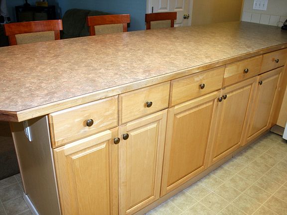 Newer cabinetry & countertop