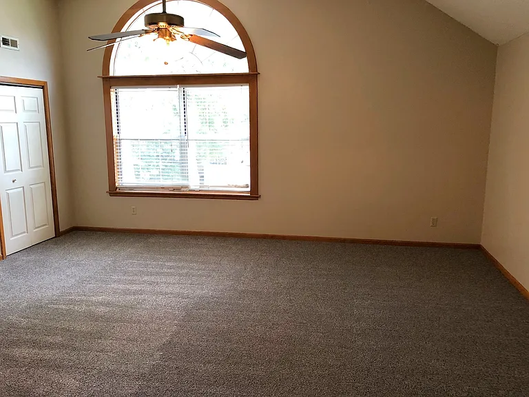Primary Bedroom, Cathedral ceiling, dual closets