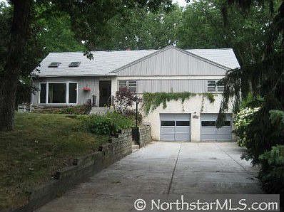 A view from the tree lined street.