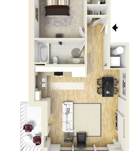 Mizzen Floorplan Diagram