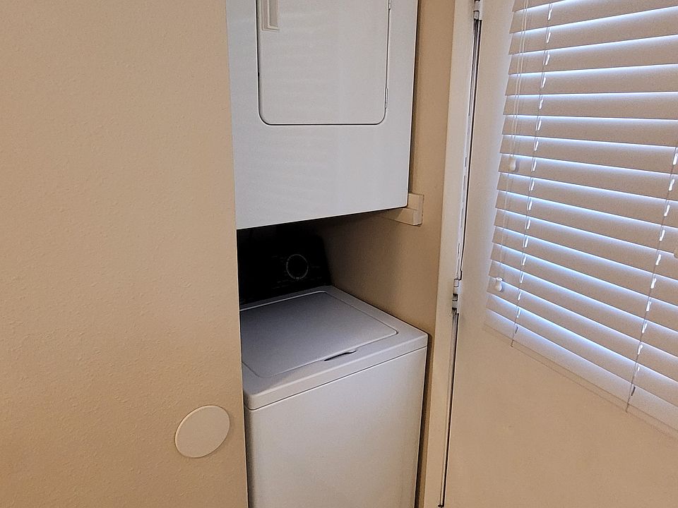 Washer & Dryer just inside the door