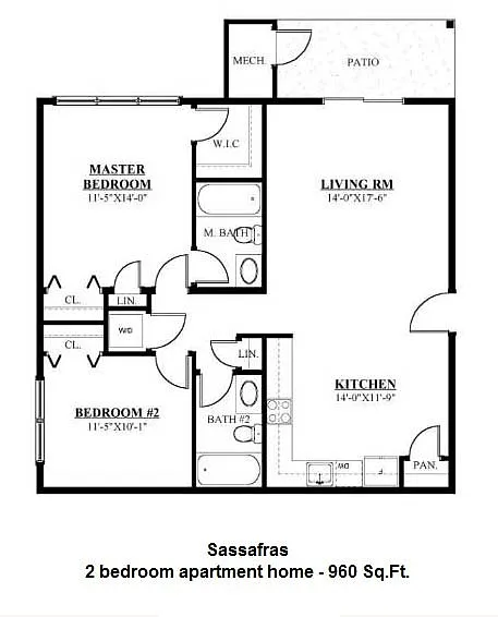 Floor plan Sassafras