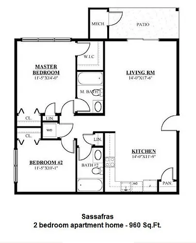 Floor plan Sassafras
