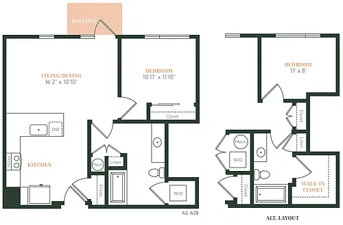 Floor plan A1E