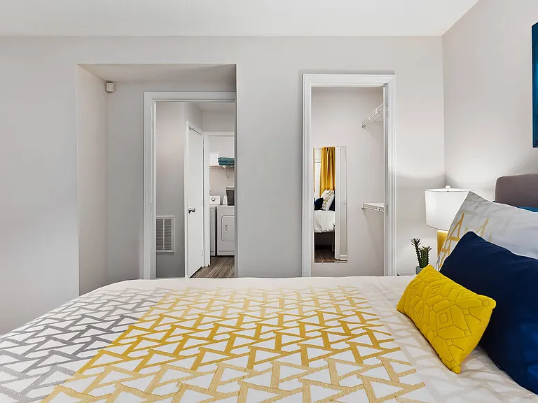 Bedroom with Spacious Walk-In Closet - Diamond Interior