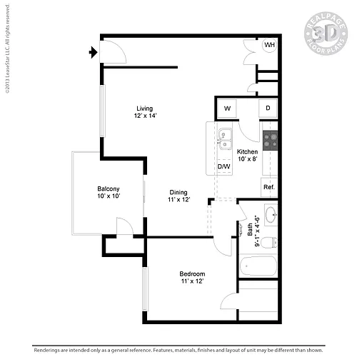 Floor plan The Willow