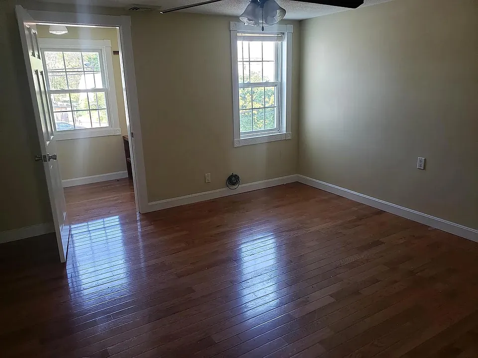 Spacious, sunny bedrooms with gleaming hardwoods!
