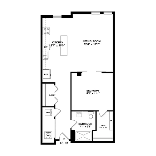 Floor plan 1G