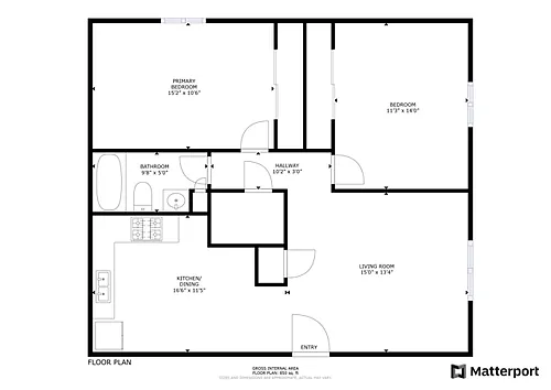 Floor plan 2x1AR