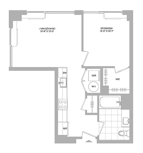 Floor plan A10 -1X1