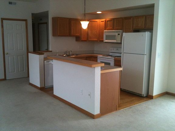 open kitchen with island