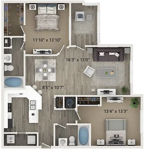 Floor plan B2