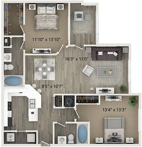 Floor plan B2