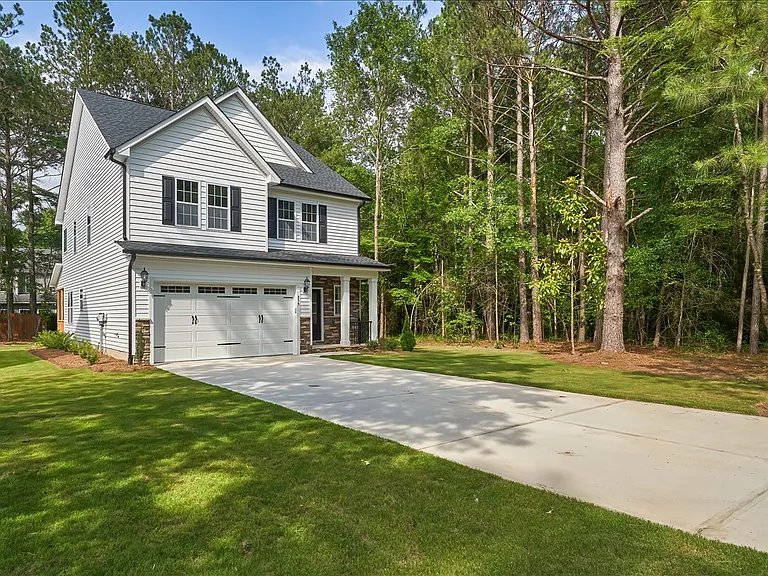 Front yard and play area