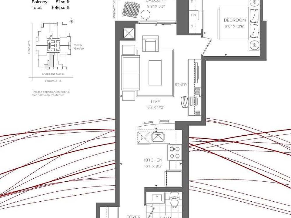2nd image of 88 Sheppard Ave E Unit 904