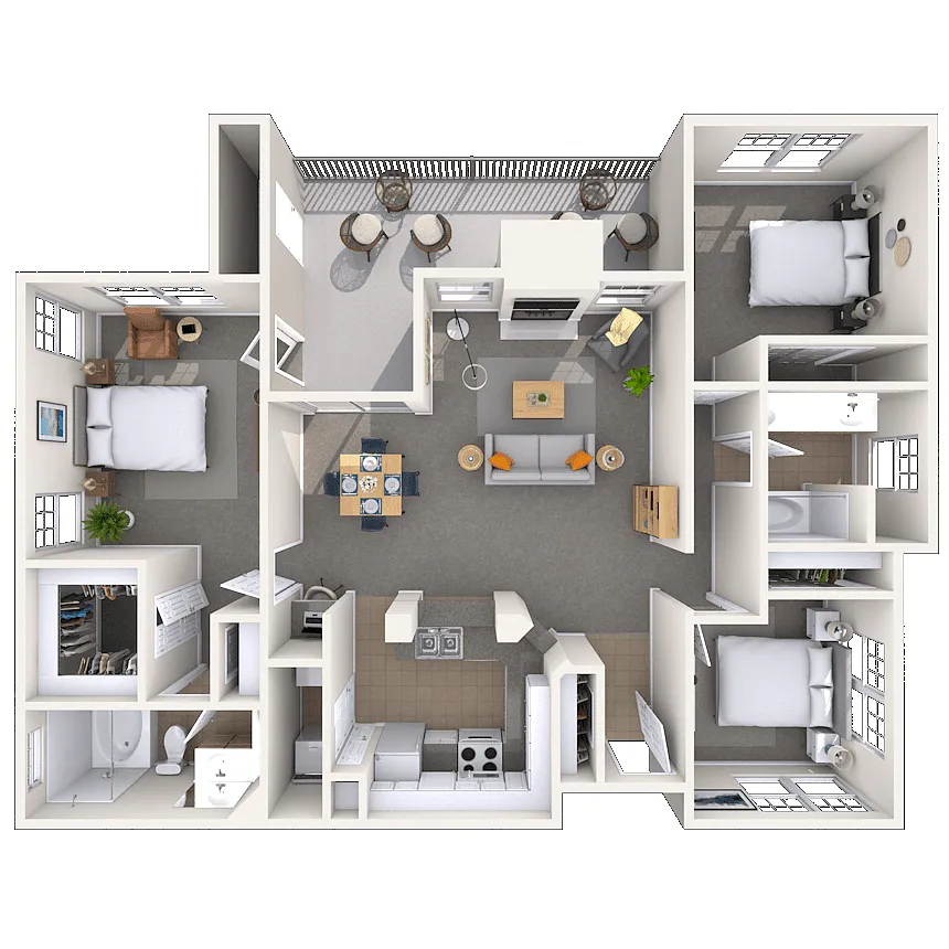 Floor plan Tres Rios