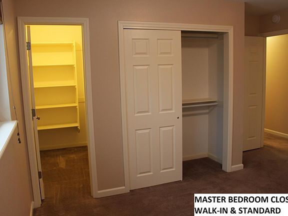 Master Bedroom Closets - Walk-In & Standard