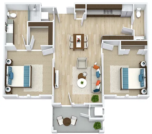 Floor plan B5 - Arapahoe