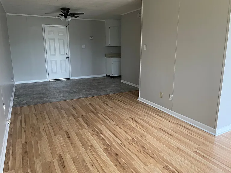 Flooring has been updated and new double patio doors
