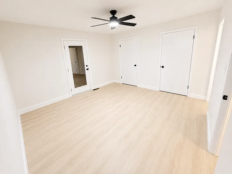 Bedroom 1 with private balcony