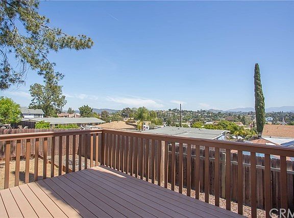 Views from deck overlooking the downtown area.