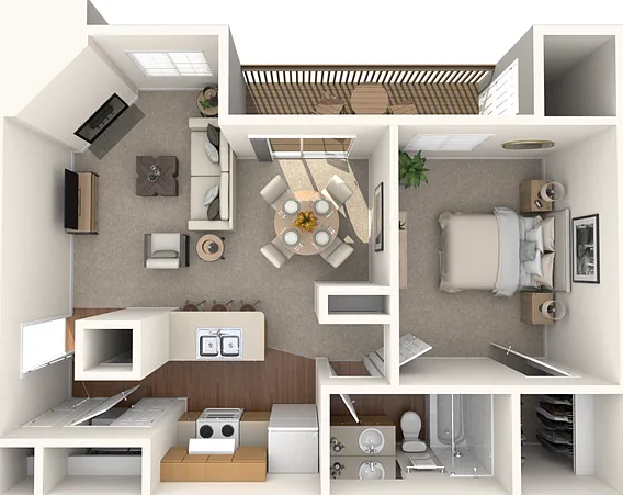 One Bed One Bath One Bed One Bath
