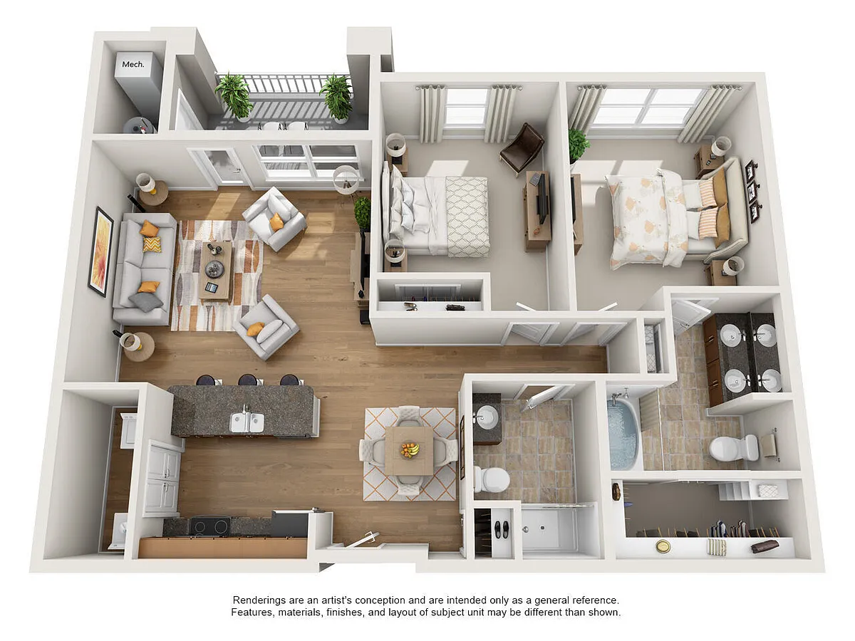 Floor plan The Baron
