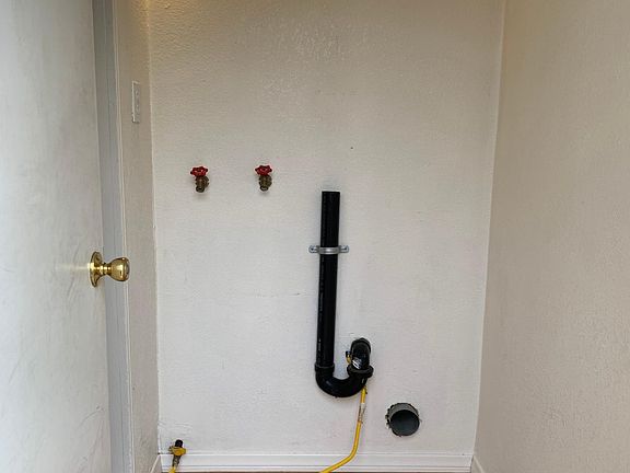 Laundry Room for Apartment Sized Washer & Dryer or Stackable Unit