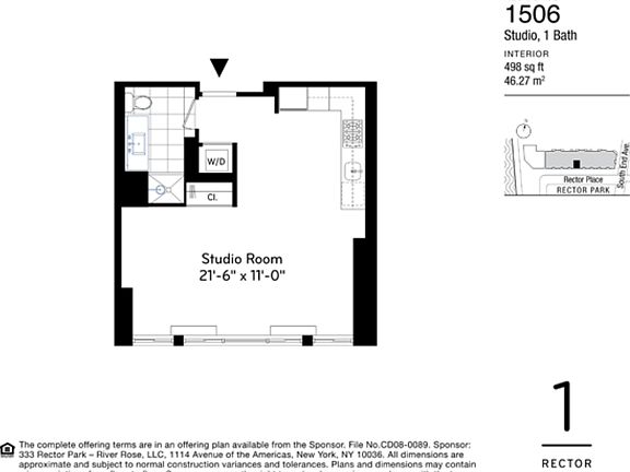 2nd image of 333 Rector Pl APT 1506