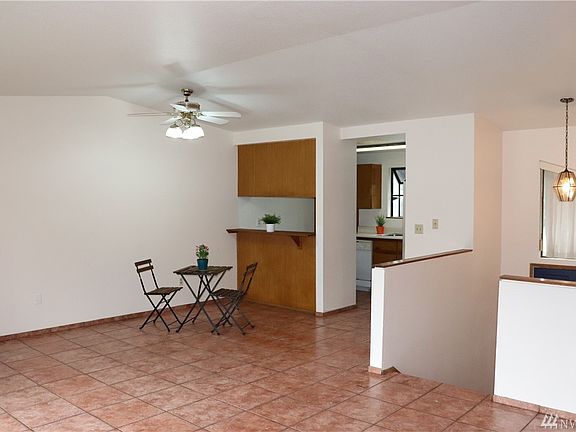 Upstairs Living Room and Kitchen