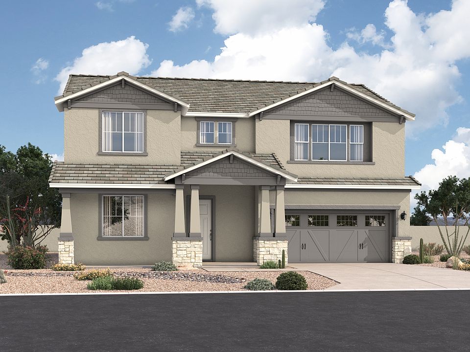 Arts and Crafts L Elevation