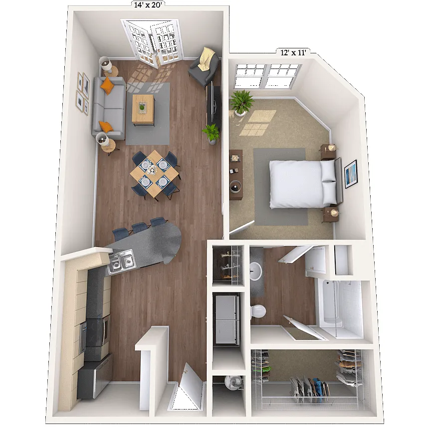 Floor plan Peabody