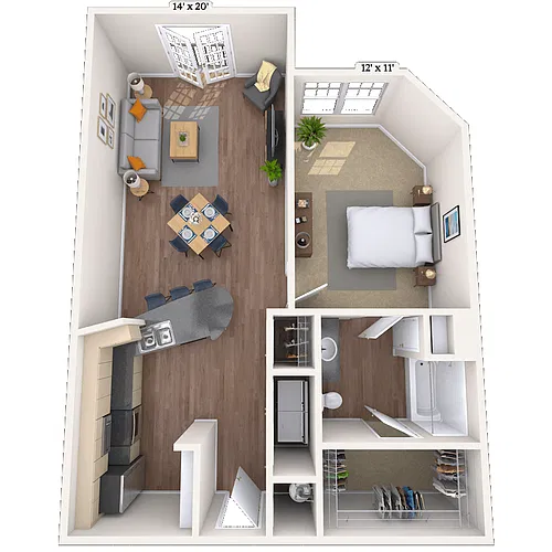 Floor plan Peabody
