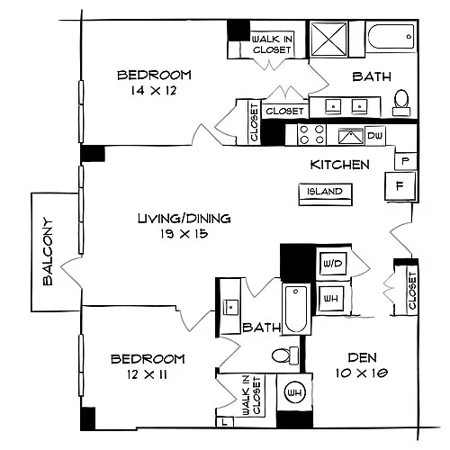 Floor plan Design 2D20
