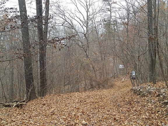 View north toward entrance