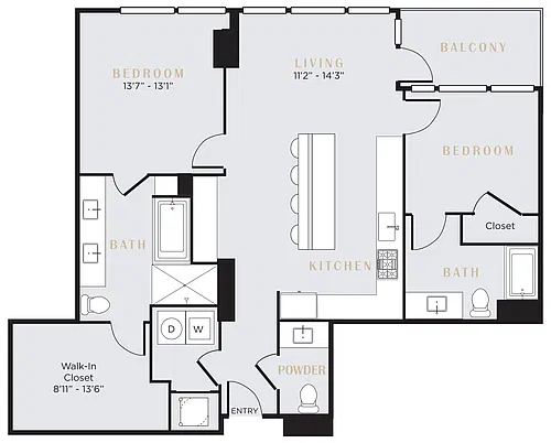 Floor plan B3