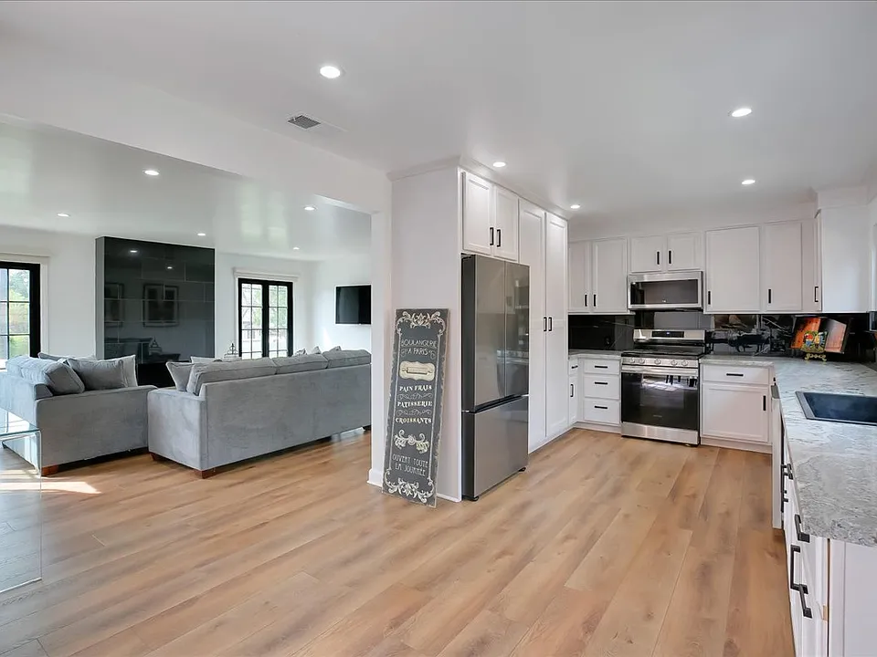 Kitchen looking to Living Room